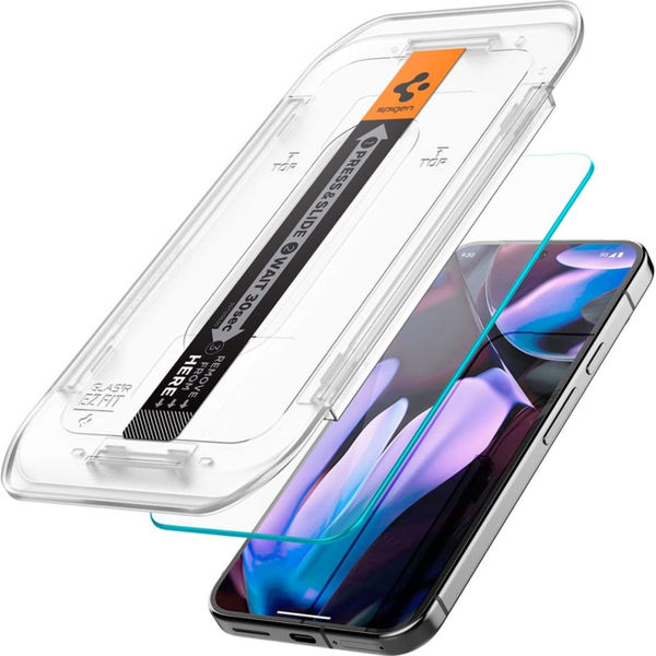 Spigen - Glas.tR EZ-FIT (2 pack) - Google Pixel 9 Pro XL - Clear