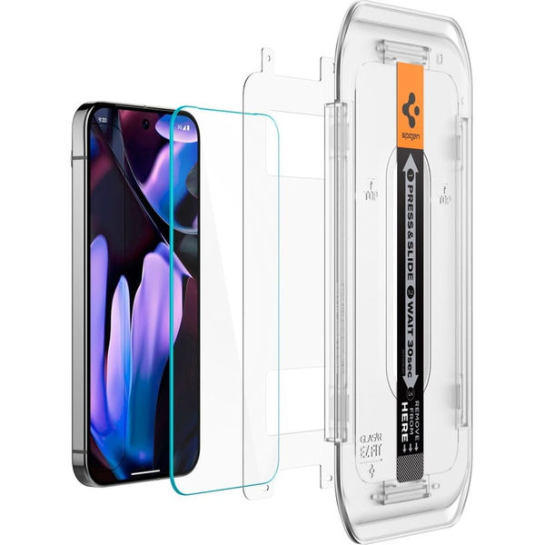 Spigen - Glas.tR EZ-FIT (2 pack) - Google Pixel 9 Pro XL - Clear