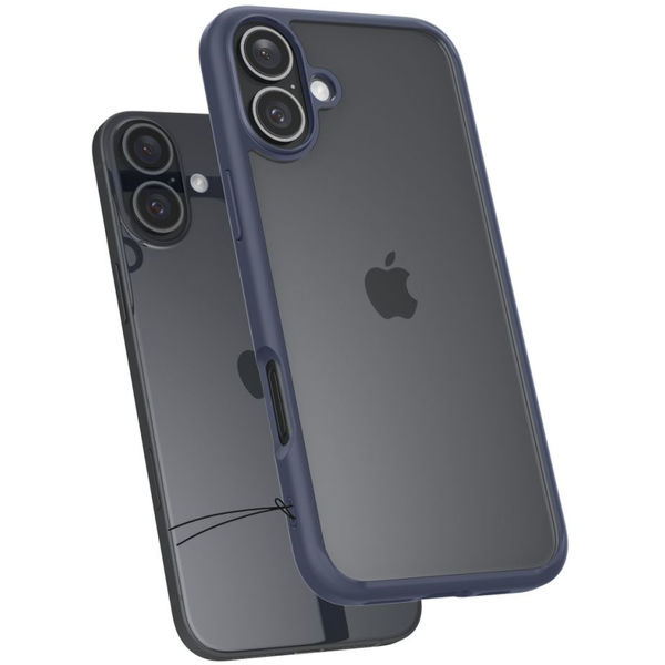 Spigen - Ultra Hybrid - iPhone 16 - Navy Blue