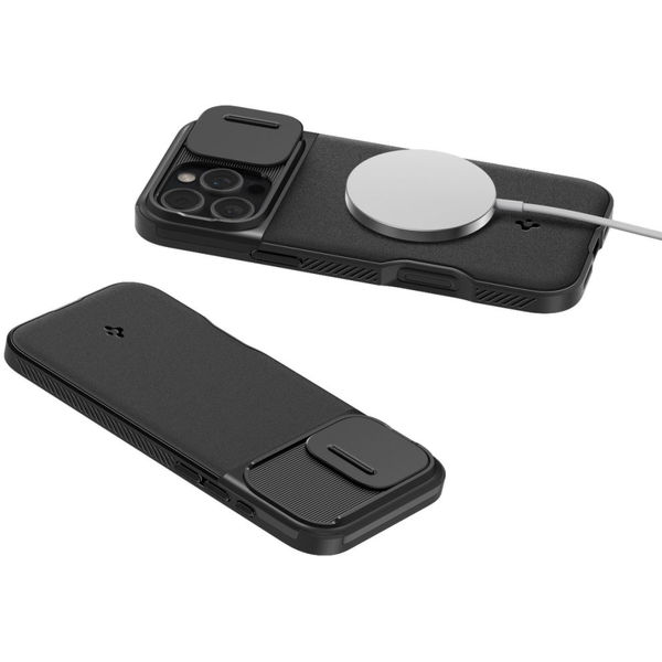 Spigen - Optik Armor MagSafe - iPhone 16 Pro - Black