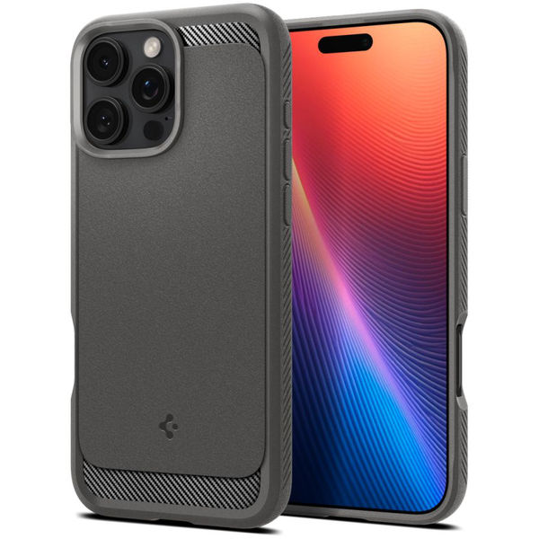 Spigen - Rugged Armor MagSafe - iPhone 16 Pro - Grey