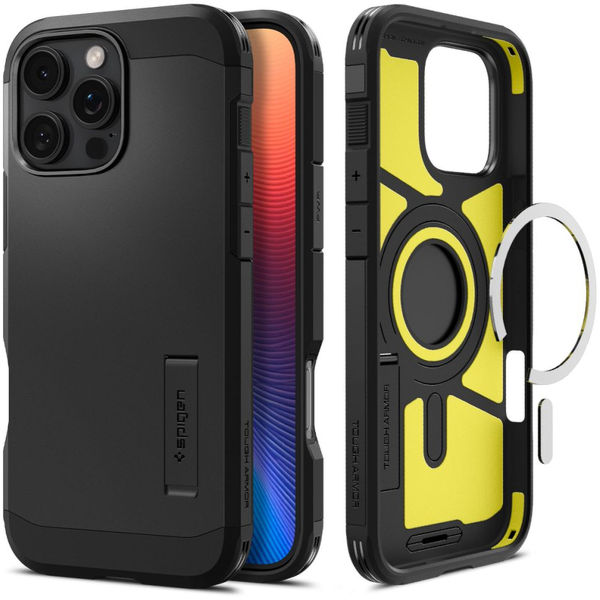 Spigen - Tough Armor MagSafe - iPhone 16 Pro - Black
