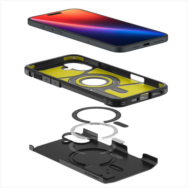 Spigen - Tough Armor MagSafe - iPhone 16 - Black