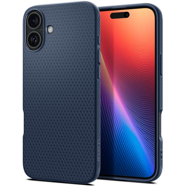 Spigen - Liquid Air - iPhone 16 - Navy Blue