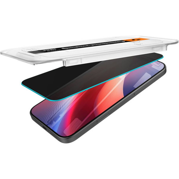 Spigen - Glas.tR EZ-FIT (2 pack) - iPhone 16 Pro Max - Privacy