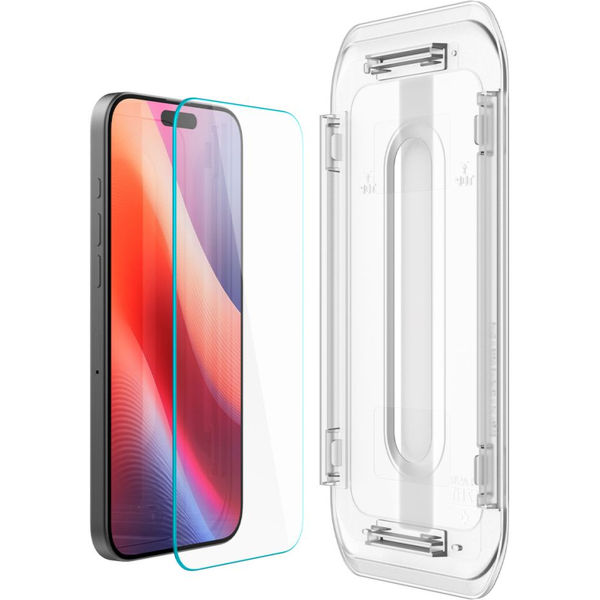 Spigen - Glas.tR EZ-FIT (2 pack) - iPhone 16 Pro Max - Clear