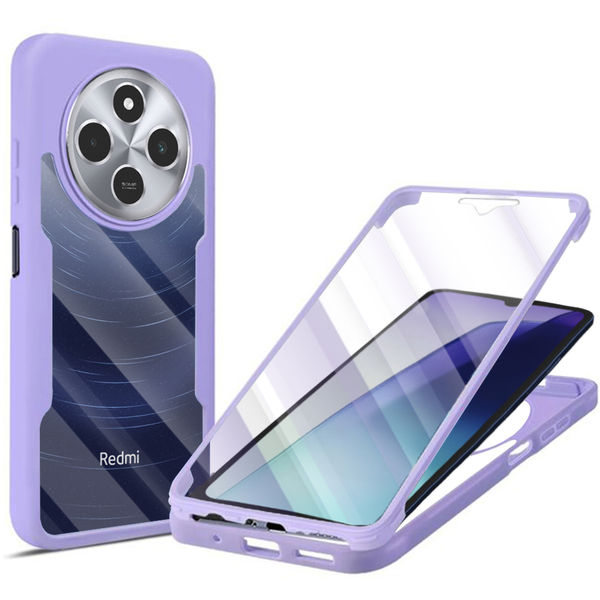 Techsuit - ColorVerse 360 Series + Screen Protector - Xiaomi Redmi 14C / Poco C75 - Purple