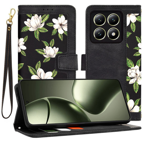 Techsuit - FlipCraft - Xiaomi 14T - Flowers of the Dawn