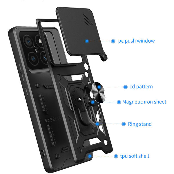 Techsuit - CamShield Series - Xiaomi 14T - Black