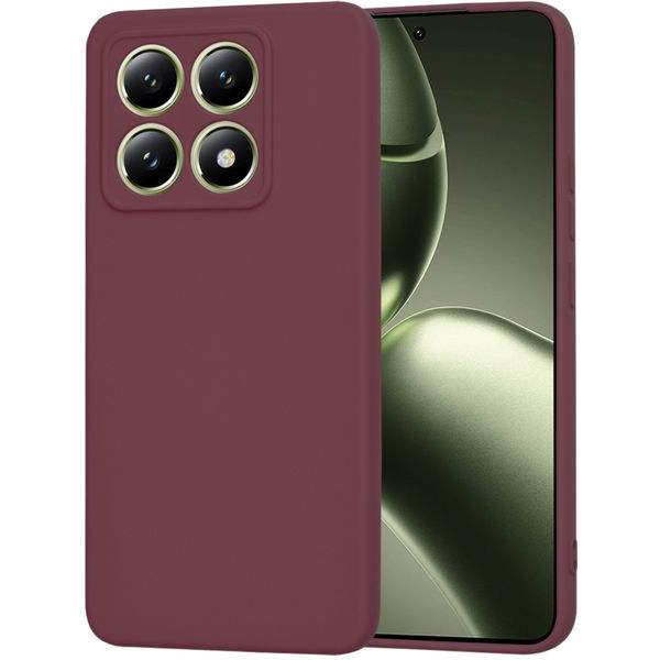 Techsuit - SoftFlex - Xiaomi 14T - Plum Red