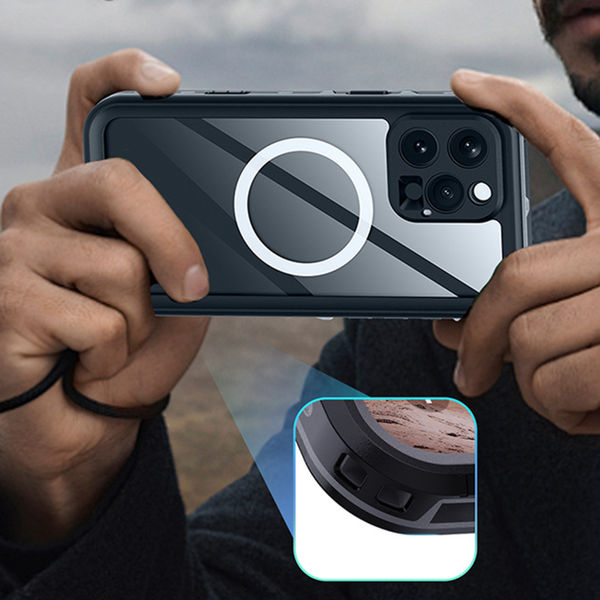 ShellBox - Waterproof IP68 Case - iPhone 16 Pro - Black