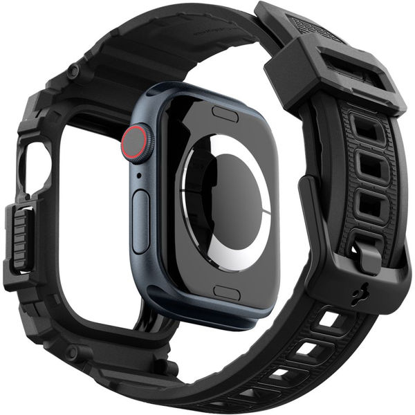 Spigen - Rugged Armor Pro - Apple Watch 10 42mm - Matte Black