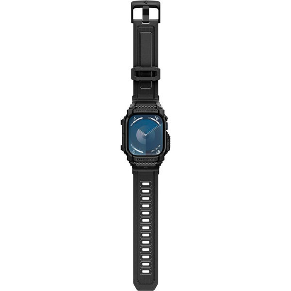 Spigen - Rugged Armor Pro - Apple Watch 10 42mm - Matte Black