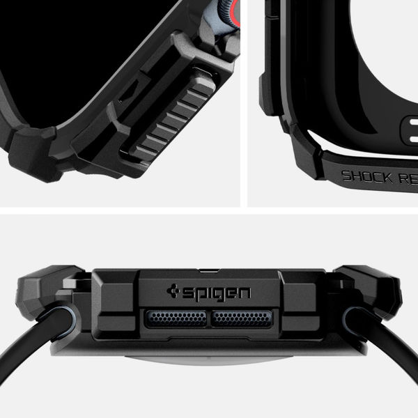 Spigen - Rugged Armor - Apple Watch 10 42mm - Black