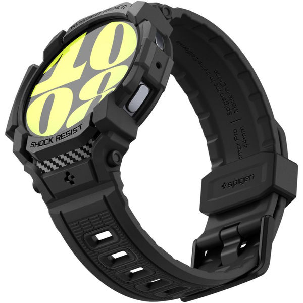Spigen - Rugged Armor Pro - Samsung Galaxy Watch7 44mm - Black