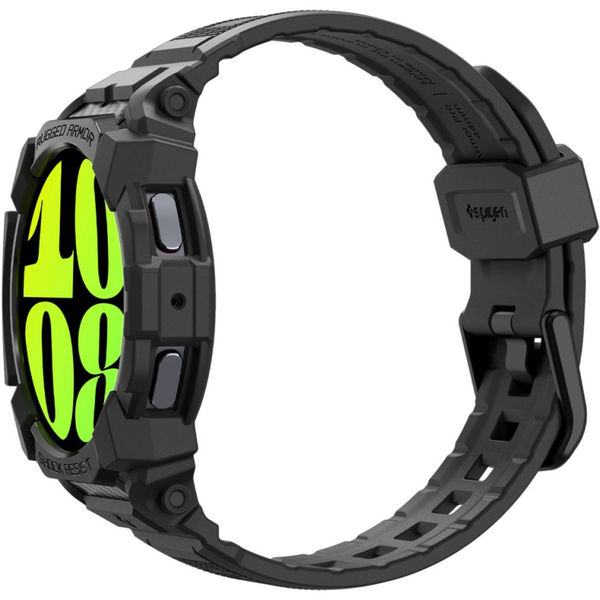 Spigen - Rugged Armor Pro - Samsung Galaxy Watch7 44mm - Black