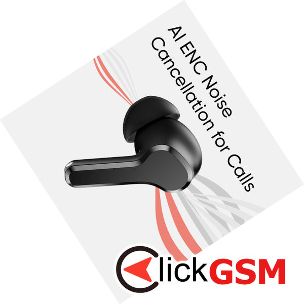 Realme - Wireless Earbuds (Buds T110) - Environmental Noise Cancellation, IPX5, Bluetooth 5.4 - White