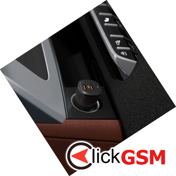 Spigen - Car Charger Arcstation Essential (EV502) - Dual Type-C, Fast Charging, 50W - Black