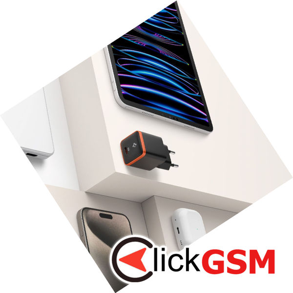 Spigen - Wall Charger Arcstation Essential (EE301EU) - Type-C, Quick Charge, PD30W - Black