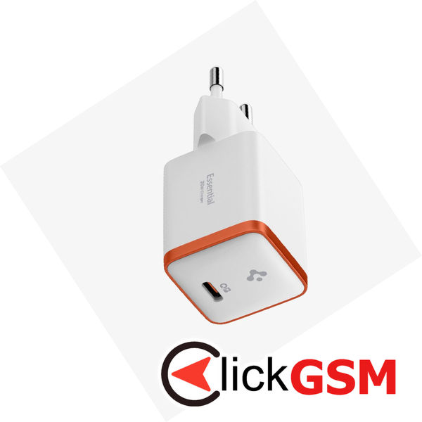 Spigen - Wall Charger Arcstation Essential (EE301EU) - Type-C, Quick Charge, PD30W - White