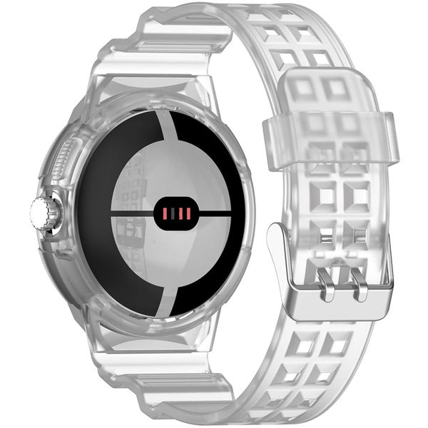 Techsuit - Watchband (W065) - Google Pixel Watch / Watch 2 / Watch 3 41mm - Clear