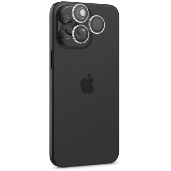 Spigen - Optik.tR EZ Fit Pro Camera Glass (2 pack) - iPhone 14 Pro / Pro Max / 15 Pro / Pro Max / 16 Pro / Pro Max - Clear