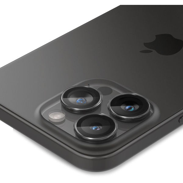Spigen - Optik.tR EZ Fit Pro Camera Glass (2 pack) - iPhone 14 Pro / Pro Max / 15 Pro / Pro Max / 16 Pro / Pro Max - Clear