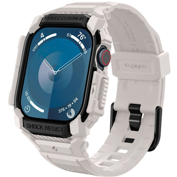 Spigen - Rugged Armor Pro - Apple Watch 10 46mm - Dune Beige