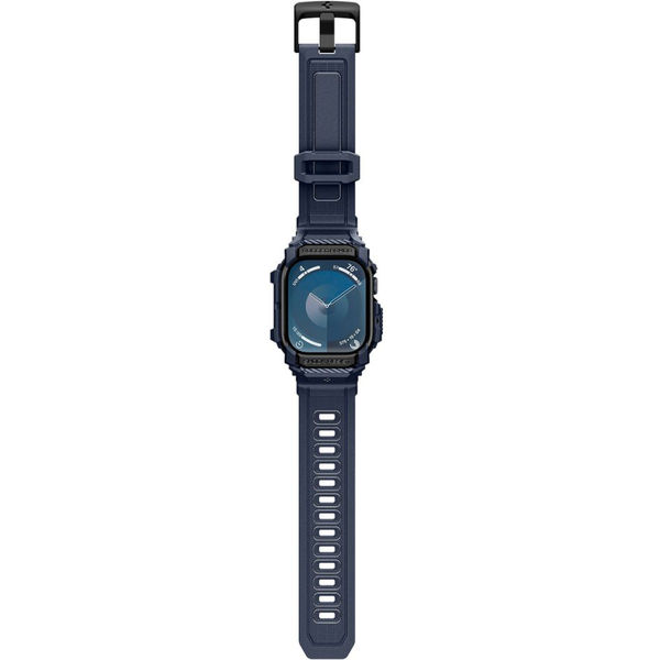 Spigen - Rugged Armor Pro - Apple Watch 10 46mm - Navy Blue