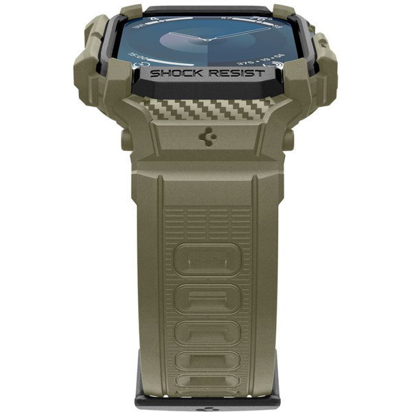 Spigen - Rugged Armor Pro - Apple Watch 10 46mm - Vintage Khaki
