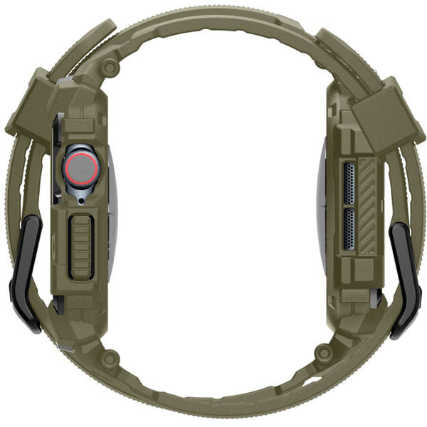 Spigen - Rugged Armor Pro - Apple Watch 10 46mm - Vintage Khaki