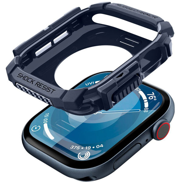 Spigen - Rugged Armor - Apple Watch 10 46mm - Navy Blue