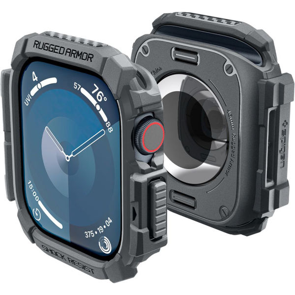 Spigen - Rugged Armor - Apple Watch 10 46mm - Dark Grey