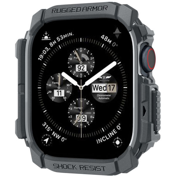 Spigen - Rugged Armor - Apple Watch 10 46mm - Dark Grey