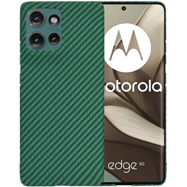 Techsuit - Carbonite FiberShell - Motorola Edge 50 - Green