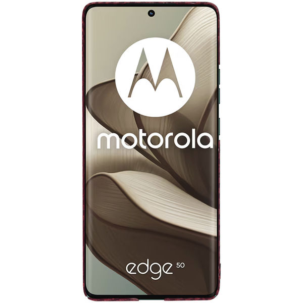 Techsuit - Carbonite FiberShell - Motorola Edge 50 - Red