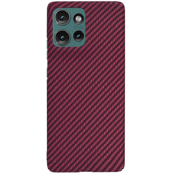 Techsuit - Carbonite FiberShell - Motorola Edge 50 - Red