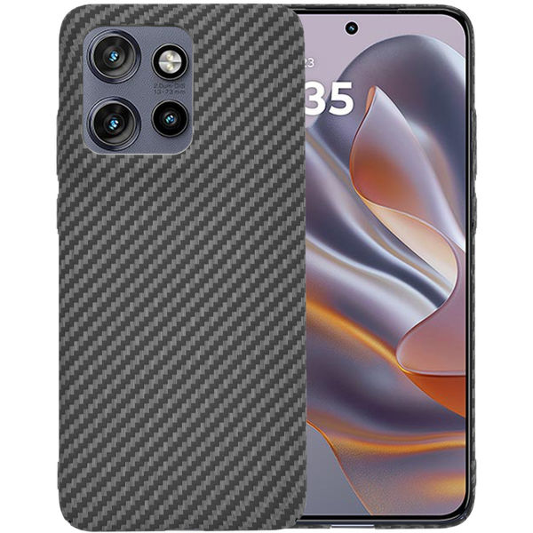 Techsuit - Carbonite FiberShell - Motorola Edge 50 Neo / Motorola ThinkPhone 25 - Black