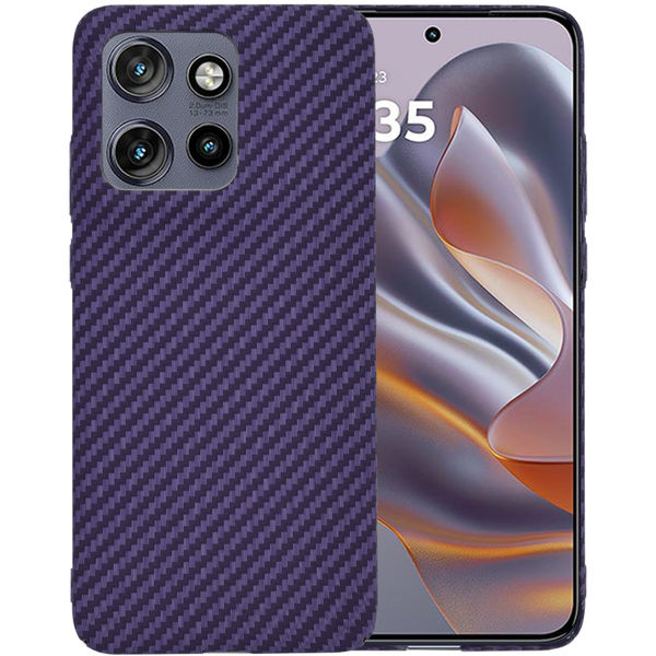 Techsuit - Carbonite FiberShell - Motorola Edge 50 Neo / Motorola ThinkPhone 25 - Purple