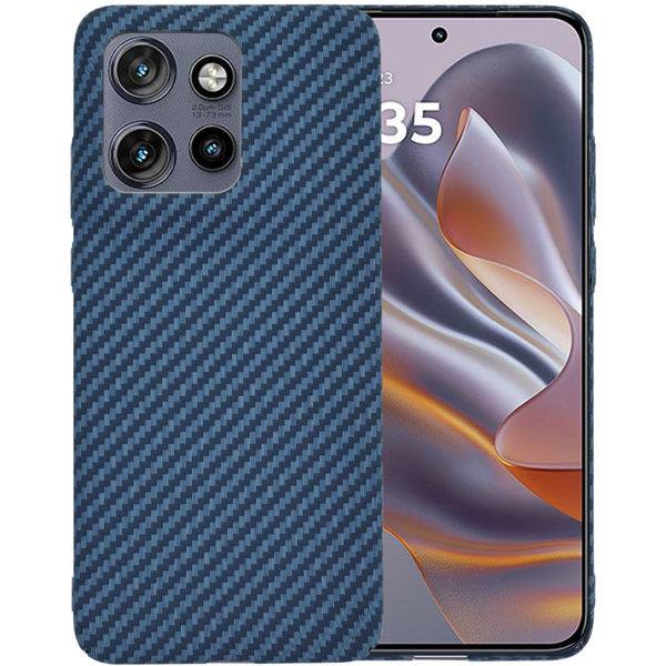 Techsuit - Carbonite FiberShell - Motorola Edge 50 Neo / Motorola ThinkPhone 25 - Cyan