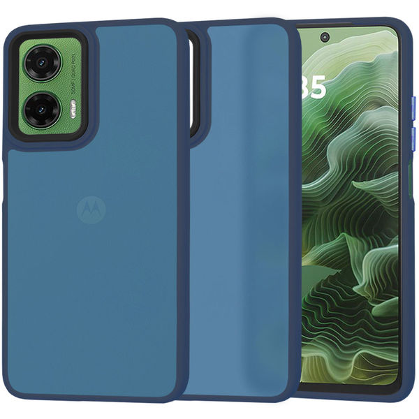 Techsuit - HaloFrost Series - Motorola Moto G35 - Deep Blue