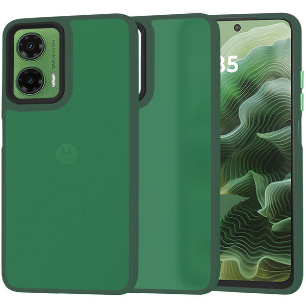 Techsuit - HaloFrost Series - Motorola Moto G35 - Midnight Green