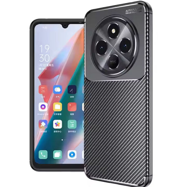 Techsuit - CarbonFiber - Xiaomi Redmi 14C / Poco C75 - Black