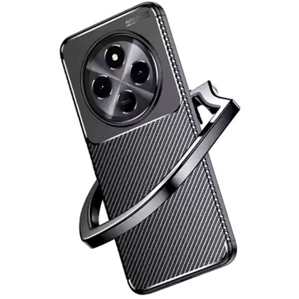 Techsuit - CarbonFiber - Xiaomi Redmi 14C / Poco C75 - Black