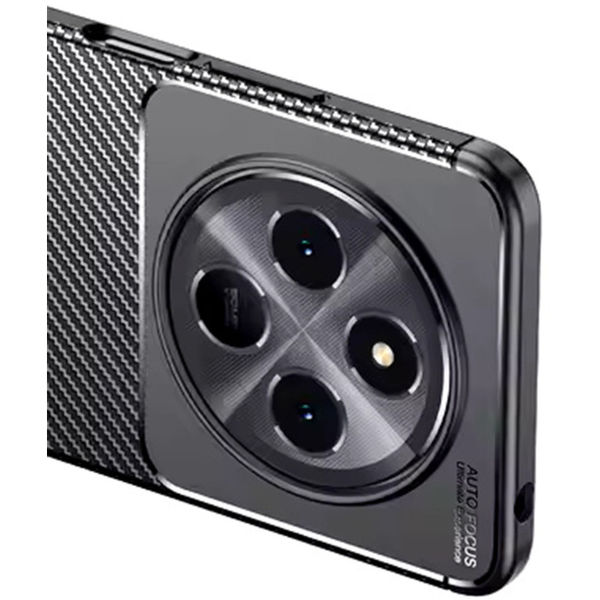 Techsuit - CarbonFiber - Xiaomi Redmi 14C / Poco C75 - Black