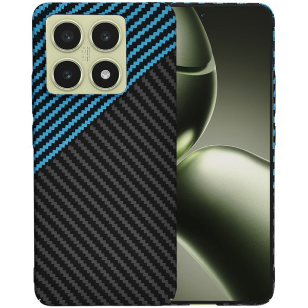 Techsuit - Carbonite FiberShell - Xiaomi 14T - Blue Pulse