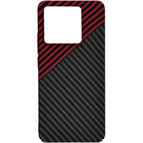 Techsuit - Carbonite FiberShell - Xiaomi 14T - Red Vortex