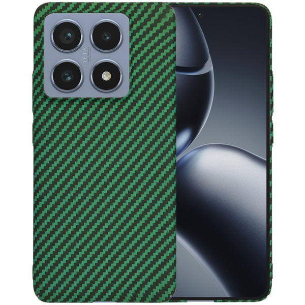 Techsuit - Carbonite FiberShell - Xiaomi 14T Pro - Green