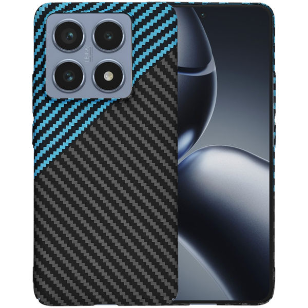 Techsuit - Carbonite FiberShell - Xiaomi 14T Pro - Blue Pulse