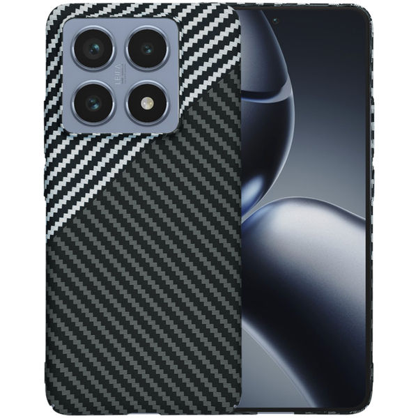 Techsuit - Carbonite FiberShell - Xiaomi 14T Pro - Stealth Gray